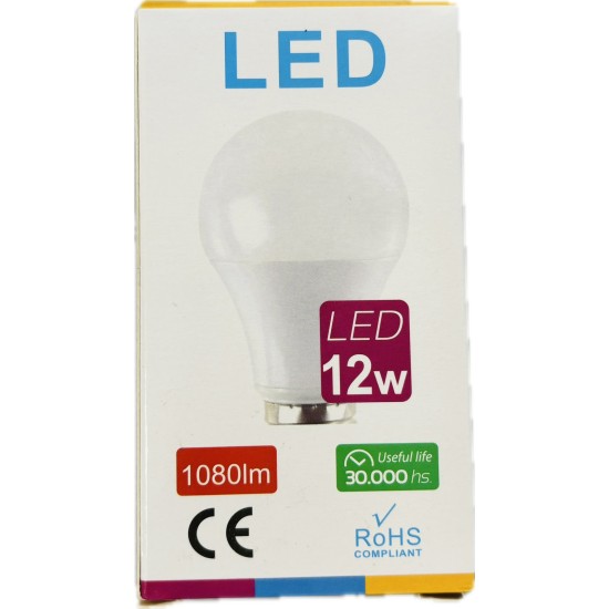 ΛΑΜΠΑ LED E27 12W. PLUS