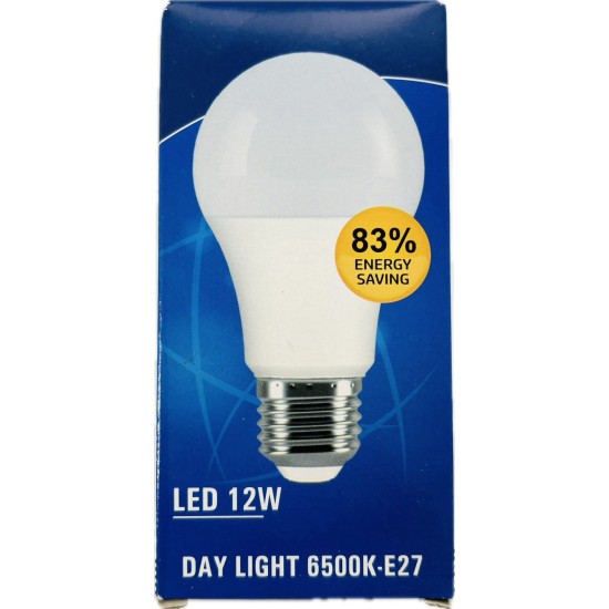 ΛΑΜΠΑ LED E27 12W. 83% ENERGY SAVE