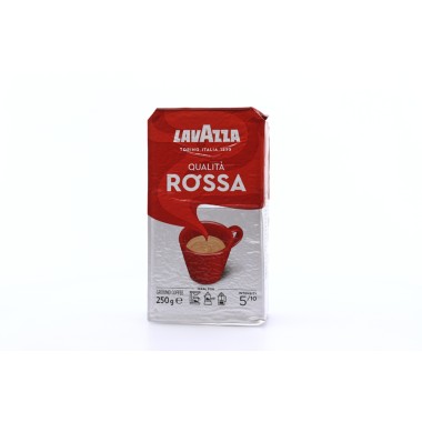 LAVAZZA ΚΑΦΕΣ 250GR QUALITA ROSSA (5/10 INTENSITY)