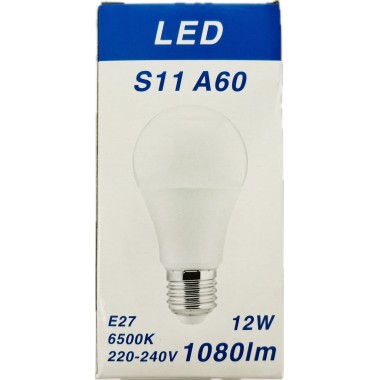 ΛΑΜΠΑ LED E27 12W. S11 A60