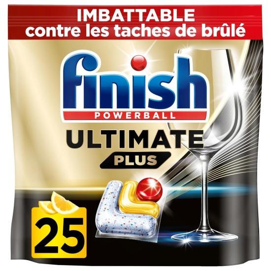FINISH ΤΑΜΠΛΕΤΕΣ 25 POWERBALL ULTIMATE PLUS LEMON
