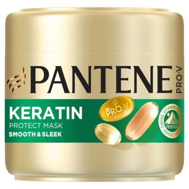 PANTENE ΜΑΣΚΑ KERATIN SMOTH & SLEEK 300ML