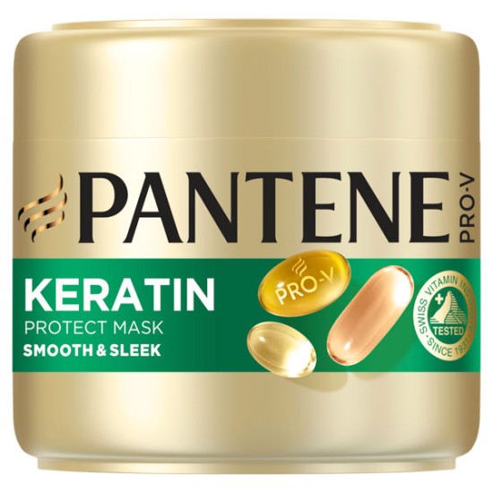 PANTENE ΜΑΣΚΑ KERATIN SMOTH & SLEEK 300ML