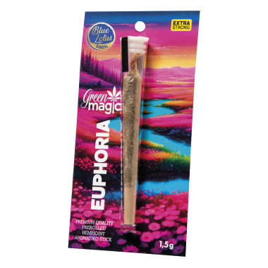 GREEN MAGIC ΠΡΟΙΟΝ ΜΠΛΕ ΛΩΤΟΥ ΕΤΟΙΜΟ ΤΣΙΓΑΡΟ 1,5G EUPHORIA (100% BLUE LOTUS
