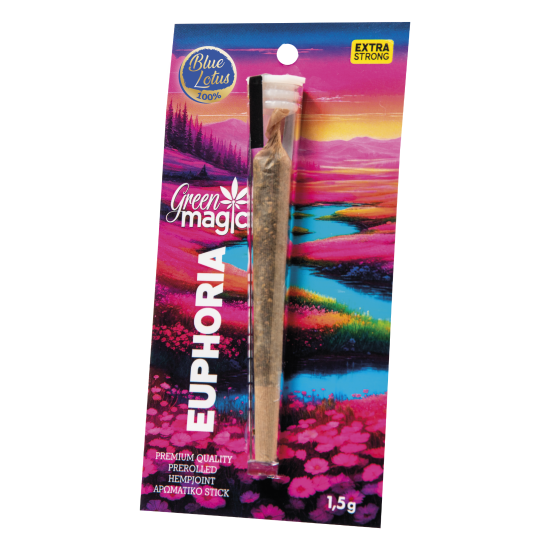 GREEN MAGIC ΠΡΟΙΟΝ ΜΠΛΕ ΛΩΤΟΥ ΕΤΟΙΜΟ ΤΣΙΓΑΡΟ 1,5G EUPHORIA (100% BLUE LOTUS