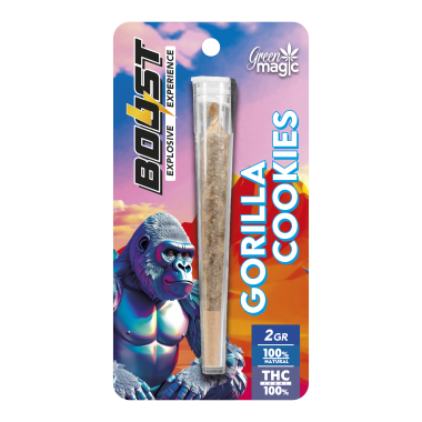 GREEN MAGIC BOOST ΠΡΟΙΟΝ ΚΑΝΑΒΗΣ ΕΤΟΙΜΟ ΤΣΙΓΑΡΟ 2G GORILLA COOKIES (100% TH