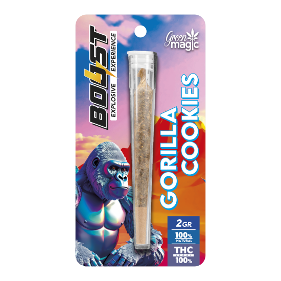 GREEN MAGIC BOOST ΠΡΟΙΟΝ ΚΑΝΑΒΗΣ ΕΤΟΙΜΟ ΤΣΙΓΑΡΟ 2G GORILLA COOKIES (100% TH