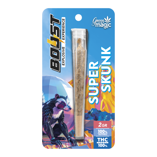 GREEN MAGIC BOOST ΠΡΟΙΟΝ ΚΑΝΑΒΗΣ ΕΤΟΙΜΟ ΤΣΙΓΑΡΟ 2G SUPER SKUNK (100% THC LE