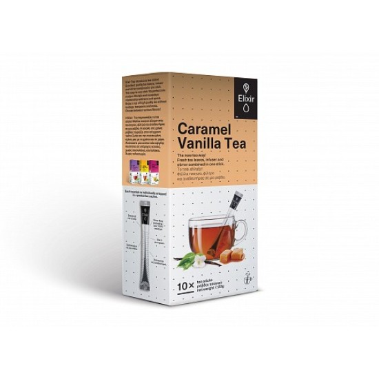 ELIXIR ΤΣΑΙ CARAMEL VANILLA 10 ΡΑΒΔΟΙ ΤΣΑΓΙΟΥ 20gr