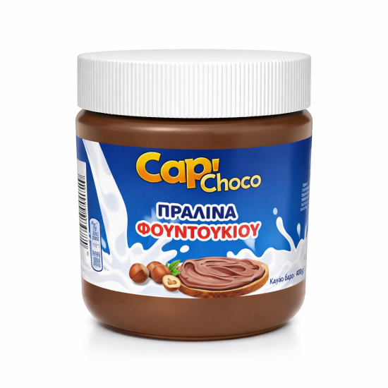 CAPI CHOCO ΠΡΑΛΙΝΑ ΦΟΥΝΤΟΥΚΙΟΥ 400gr
