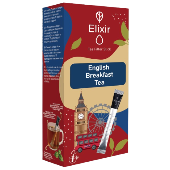 ELIXIR ΤΣΑΙ ENGLISH BREAKFAST 10 ΡΑΒΔΟΙ ΤΣΑΓΙΟΥ 20gr