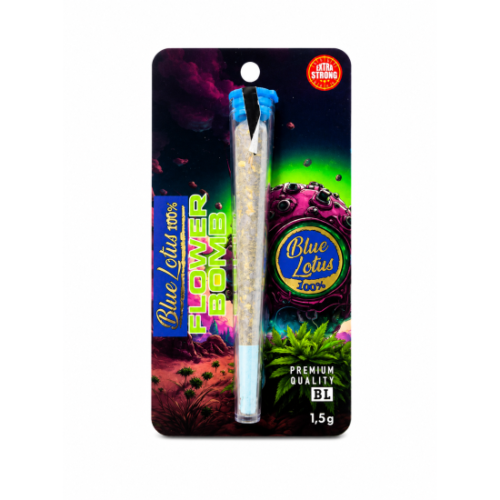 GREEN MAGIC ΠΡΟΙΟΝ ΜΠΛΕ ΛΩΤΟΥ ΕΤΟΙΜΟ ΤΣΙΓΑΡΟ 1,5G FLOWER BOMB (100% BLUE LO