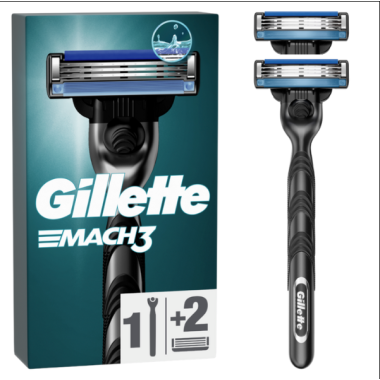 GILLETTE MACH 3 ΛΑΒΗ ΞΥΡΙΣΤΙΚΗΣ ΜΗΧΑΝΗΣ + 2 ANT/TIKA