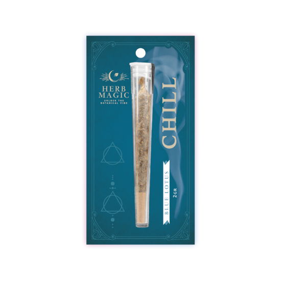HERB MAGIC ΠΡΟΙΟΝ ΒΟΤΑΝΩΝ ΕΤΟΙΜΟ ΤΣΙΓΑΡΟ 2g CHILL ( BLUE LOTUS)