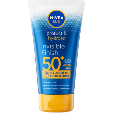 NIVEA SUN ΑΝΤΗΛΙΑΚΗ ΚΡΕΜΑ PROTECT & HYDRATE INVISIBLE FINISH FP50+ 150ml