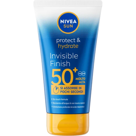 NIVEA SUN ΑΝΤΗΛΙΑΚΗ ΚΡΕΜΑ PROTECT & HYDRATE INVISIBLE FINISH FP50+ 150ml