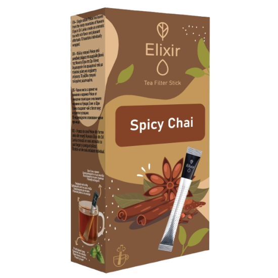 ELIXIR ΤΣΑΙ SPICY CHAI 10 ΡΑΒΔΟΙ ΤΣΑΓΙΟΥ 20gr