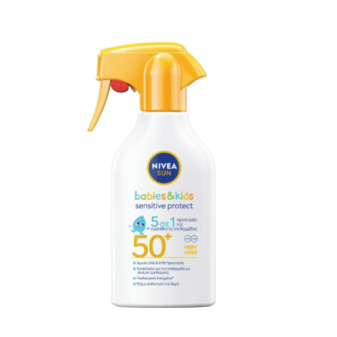 NIVEA SUN (GR) ΑΝΤΗΛΙΑΚΟ ΓΑΛΑΚΤΩΜΑ SPRAY BABIES & KIDS SENSITIVE FP50+ 270m