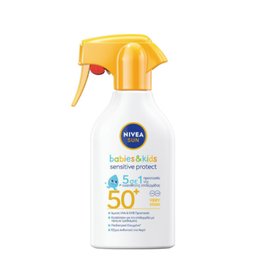 NIVEA SUN (GR) ΑΝΤΗΛΙΑΚΟ ΓΑΛΑΚΤΩΜΑ SPRAY BABIES & KIDS SENSITIVE FP50+ 270m