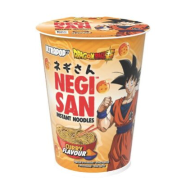 ULTRA POP NOODLES 65GR CURRY (DRAGON BALL)
