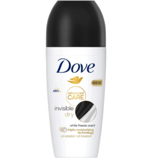 DOVE ROLL ON ADVANCED INVISIBLE DRY WOMEN 50ml
