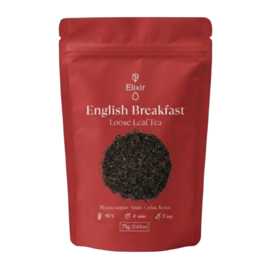 ELIXIR ΣΑΚΟΥΛΑΚΙ ΤΣΑΓΙΟΥ 75gr ENGLISH BREAKFAST