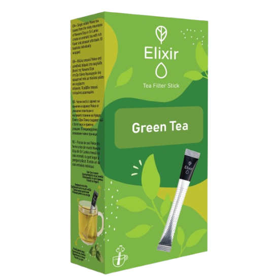 ELIXIR ΤΣΑΙ GREEN TEA 10 ΡΑΒΔΟΙ ΤΣΑΓΙΟΥ 20gr