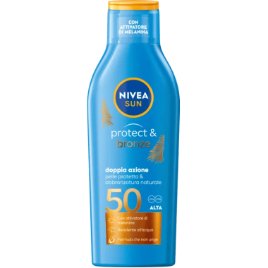 NIVEA SUN ΑΝΤΗΛΙΑΚΟ ΓΑΛΑΚΤΩΜΑ PROTECT & BRONZE FP50 200ml