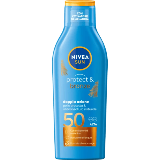 NIVEA SUN ΑΝΤΗΛΙΑΚΟ ΓΑΛΑΚΤΩΜΑ PROTECT & BRONZE FP50 200ml