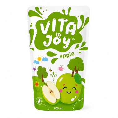 VITA JOY ΠΑΙΔΙΚΟΣ ΧΥΜΟΣ 200ml APPLE (ΧΩΡΙΣ ΣΥΝΤΗΡΗΤΙΚΑ)