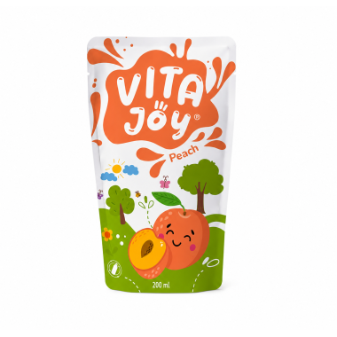VITA JOY ΠΑΙΔΙΚΟΣ ΧΥΜΟΣ 200ml PEACH (ΧΩΡΙΣ ΣΥΝΤΗΡΗΤΙΚΑ)