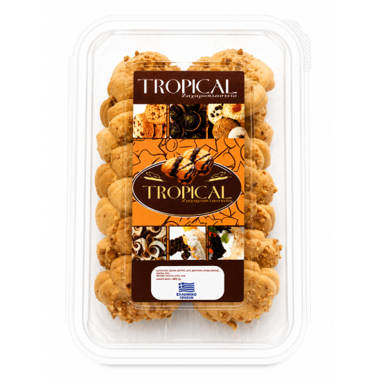 TROPICAL Ν.10 ΚΟΥΛΟΥΡΑΚΙΑ ΜΕ ΑΡΩΜΑ ΒΑΝΙΛΙΑ ΚΑΙ ΦΥΣΤΙΚΙ 250gr