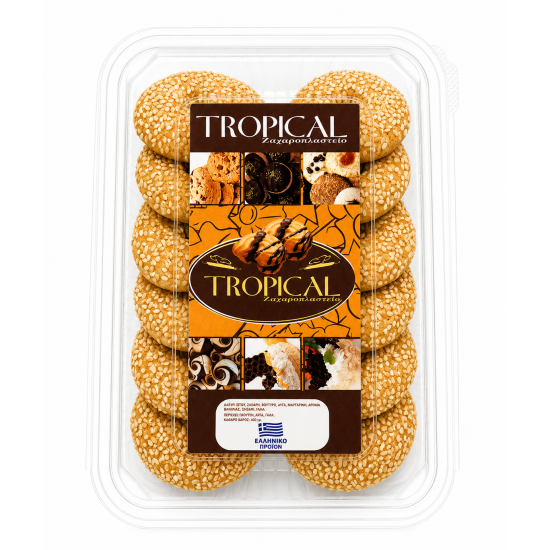 TROPICAL Ν.35 ΚΟΥΛΟΥΡΑΚΙΑ ΜΕ ΣΟΥΣΑΜΙ 250gr