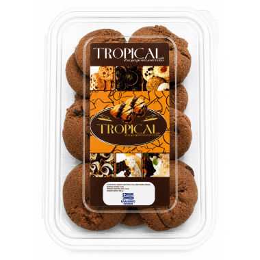 TROPICAL Ν.57 ΚΟΥΛΟΥΡΑΚΙΑ ΜΕ ΣΤΑΦΥΛΙ ΚΑΙ ΚΑΝΕΛΑ 250gr