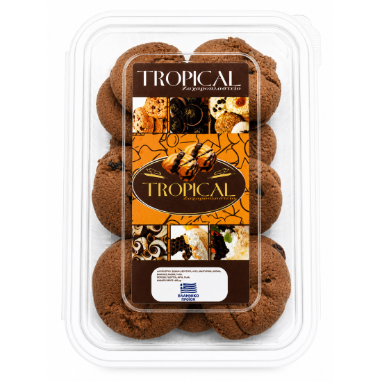 TROPICAL Ν.57 ΚΟΥΛΟΥΡΑΚΙΑ ΜΕ ΣΤΑΦΥΛΙ ΚΑΙ ΚΑΝΕΛΑ 250gr