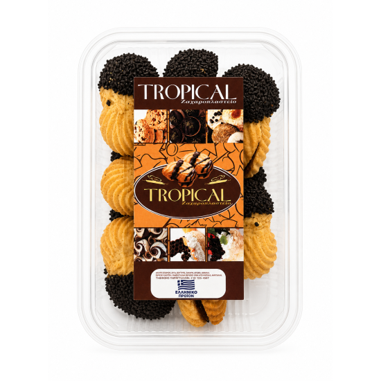 TROPICAL Ν.02 ΠΤΙ ΦΟΥΡ ΜΕ ΣΟΚΟΛΑΤΑ ΙΣΙΟ 350gr