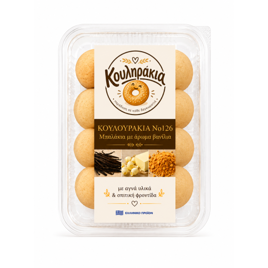 ΚΟΥΛΗΡΑΚΙΑ Ν.126 ΚΟΥΛΟΥΡΑΚΙΑ ΜΠΑΛΑΚΙΑ 200gr