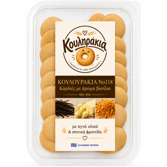 ΚΟΥΛΗΡΑΚΙΑ Ν.118 ΚΟΥΛΟΥΡΑΚΙΑ ΚΑΡΔΟΥΛΑ 200gr