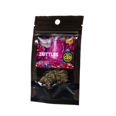 GREEN MAGIC ΠΡΟΙΟΝ ΚΑΝΑΒΗΣ ΣΕ ΣΑΚΟΥΛΑΚΙ 1G ZKITTLES (100% CBD)