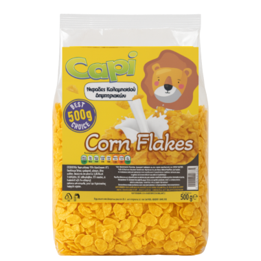 CAPI ΔΗΜΗΤΡΙΑΚΑ 500gr CORN FLAKES (ΝΙΦΑΔΕΣ ΚΑΛΑΜΠΟΚΙΟΥ ΔΗΜΗΤΡΙΑΚΩΝ)