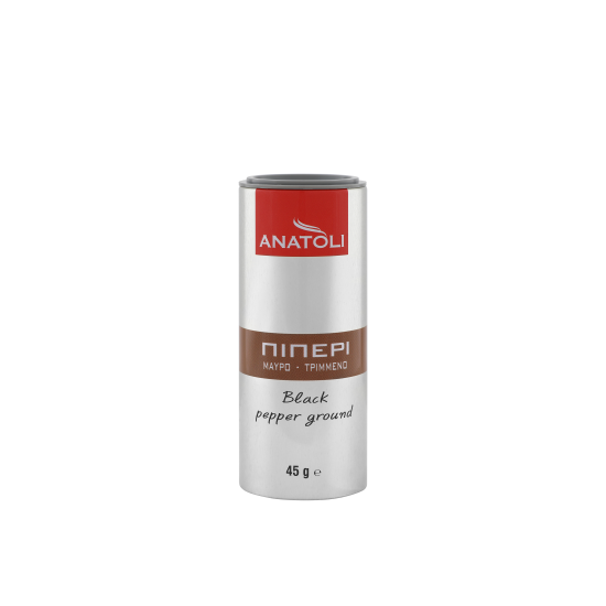 ΑΝΑΤΟΛΗ ΜΕΤΑΛΛΙΚΟΣ ΔΟΣΟΜΕΤΡΗΤΗΣ ΠΙΠΕΡΙ ΜΑΥΡΟ ΤΡΙΜΜΕΝΟ 45GR