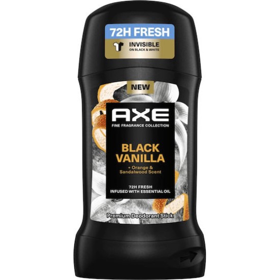 AXE DEO STICK 50ML BLACK VANILLA