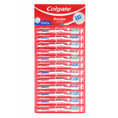 COLGATE ΟΔΟΝΤΟΒΟΥΡΤΣΑ PREMIER CLEAN SOFT (ΣΕ ΚΑΡΤΕΛΑ ΤΩΝ 12)