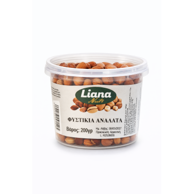LIANA NUTS ΚΟΥΒΑΔΑΚΙ ΦΥΣΤΙΚΙΑ ΑΝΑΛΑΤΑ 200gr