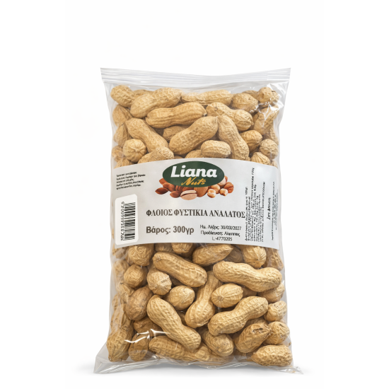LIANA NUTS ΦΛΟΙΟΣ ΦΥΣΤΙΚΙΑ ΑΝΑΛΑΤΟΣ 300gr