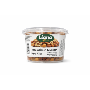LIANA NUTS ΚΟΥΒΑΔΑΚΙ MIX ΞΗΡΩΝ ΚΑΡΠΩΝ 200gr
