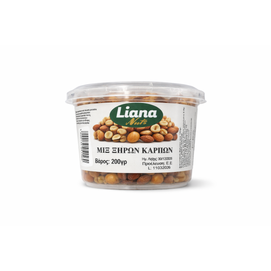 LIANA NUTS ΚΟΥΒΑΔΑΚΙ MIX ΞΗΡΩΝ ΚΑΡΠΩΝ 200gr