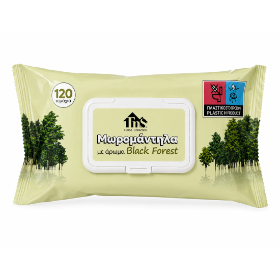 TNS HOME ΜΩΡΟΜΑΝΤΗΛΑ BLACK FOREST ΜΕ ΚΑΠΑΚΙ 120ΤΕΜ