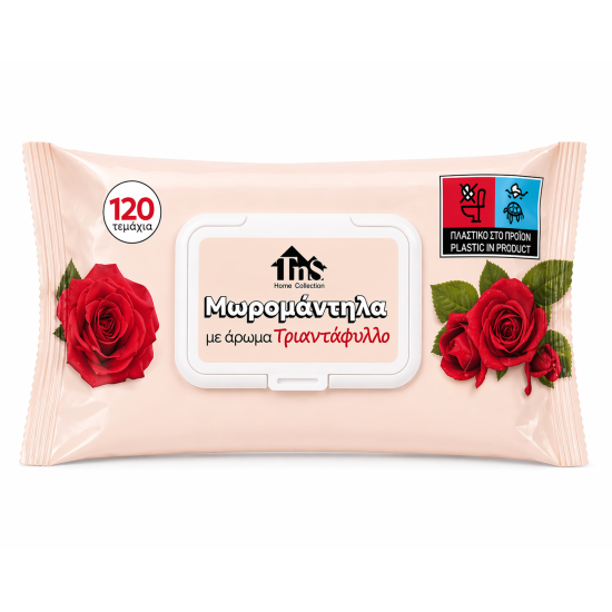 TNS HOME ΜΩΡΟΜΑΝΤΗΛΑ ΤΡΙΑΝΤΑΦΥΛΛΟ ΜΕ ΚΑΠΑΚΙ 120ΤΕΜ