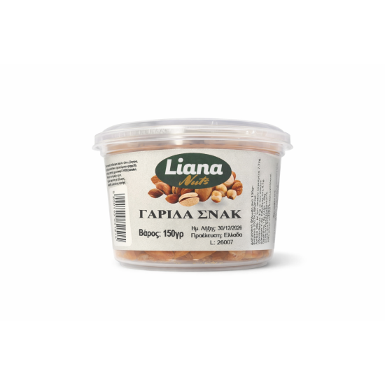 LIANA NUTS ΚΟΥΒΑΔΑΚΙ ΓΑΡΙΔΑ ΣΝΑΚ 150gr